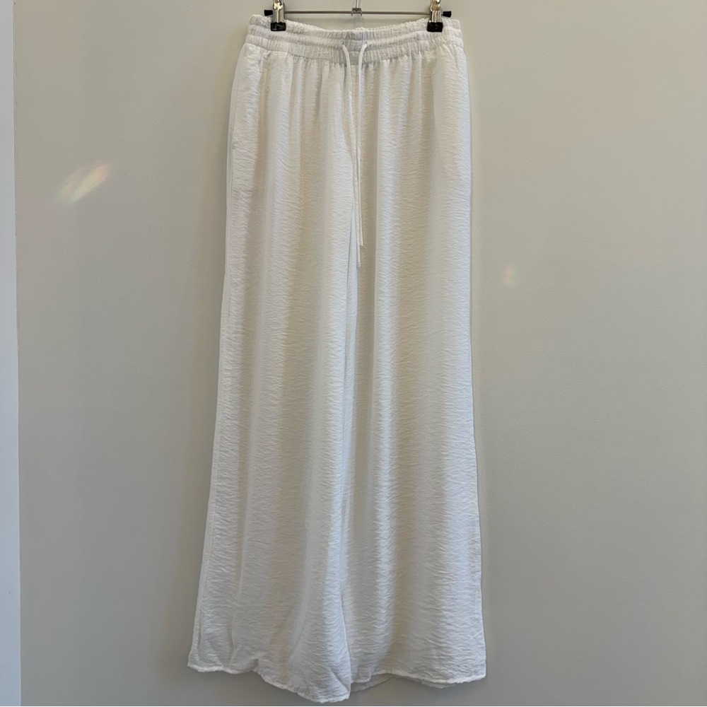 Dynamite White Wide-Leg Pants